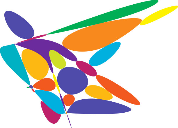 随意的曲线，潦草的徒手抽象的形状图片下载