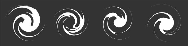 螺旋旋转和旋转组4个图片下载