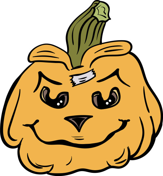 南瓜邪恶杰克与节日的象征图片下载