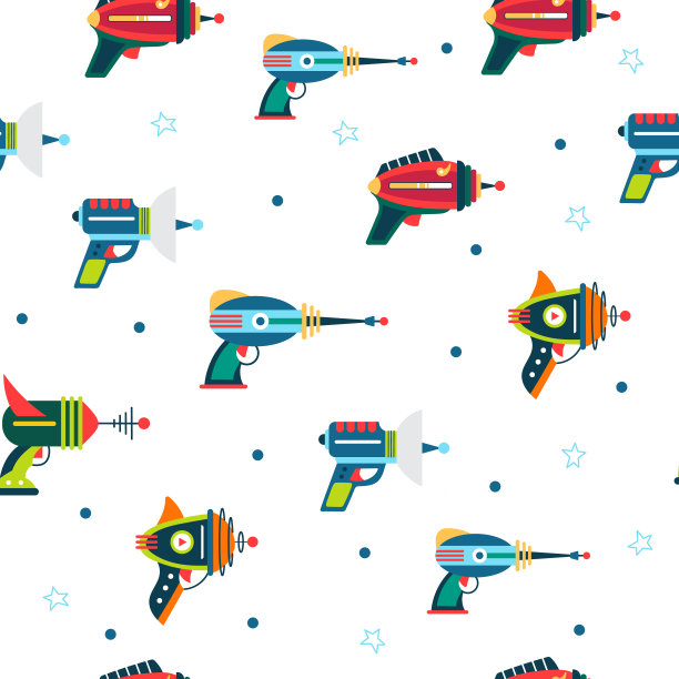 冲击波无缝模式激光空间枪背景图片下载