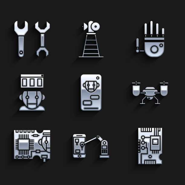 设置机器人电子计算机组件图片下载