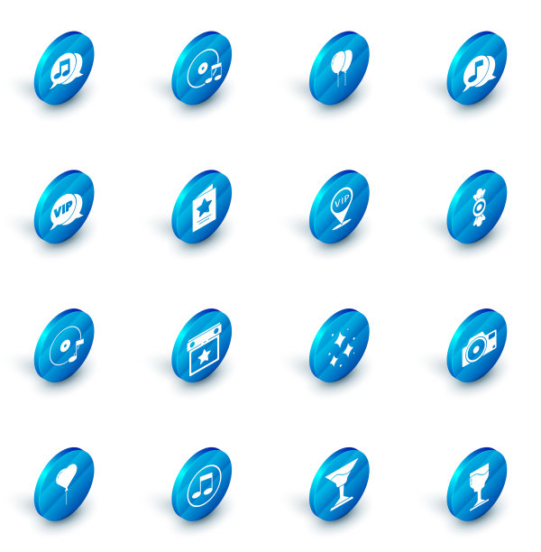 用丝带音符设置乙烯基唱片气球图片下载