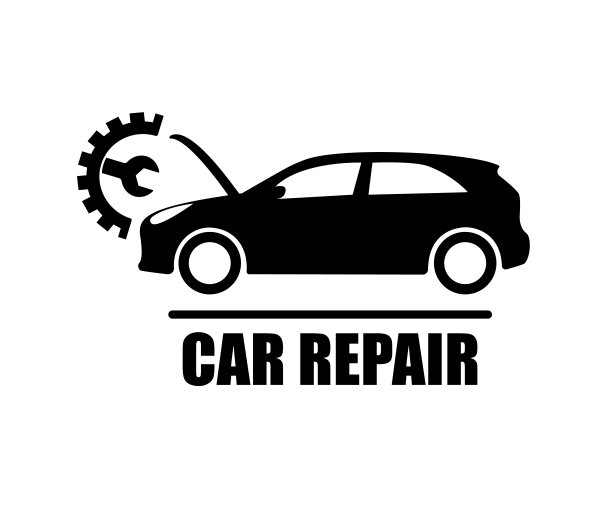 汽车修理图标。矢量标志设计。图片下载