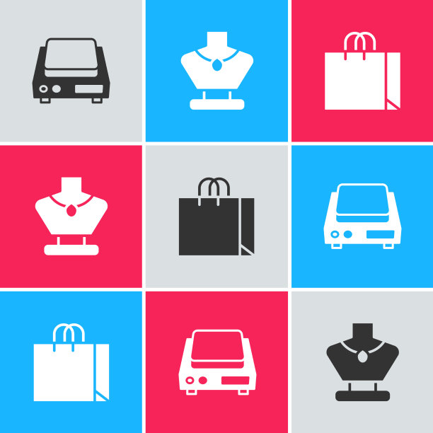 设置电子珠宝秤项链假人图片下载