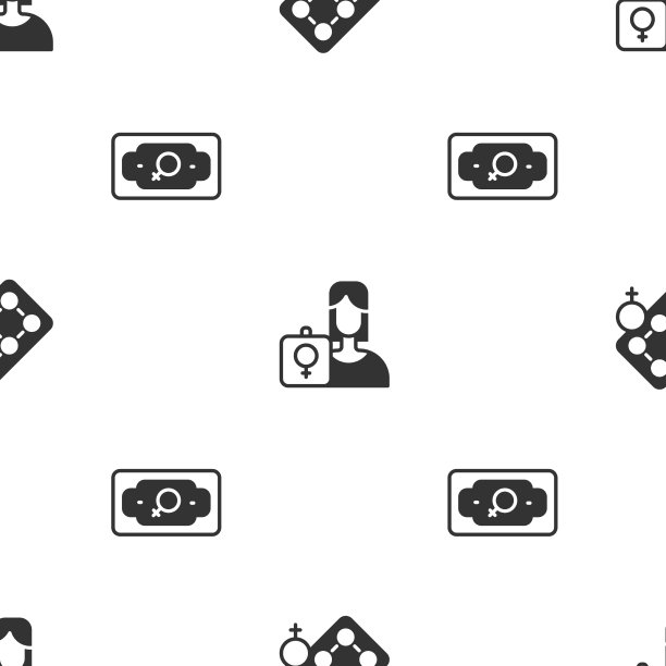 女权主义者包装避孕药片图片下载