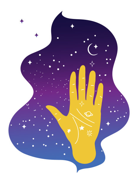 算命的手图片下载