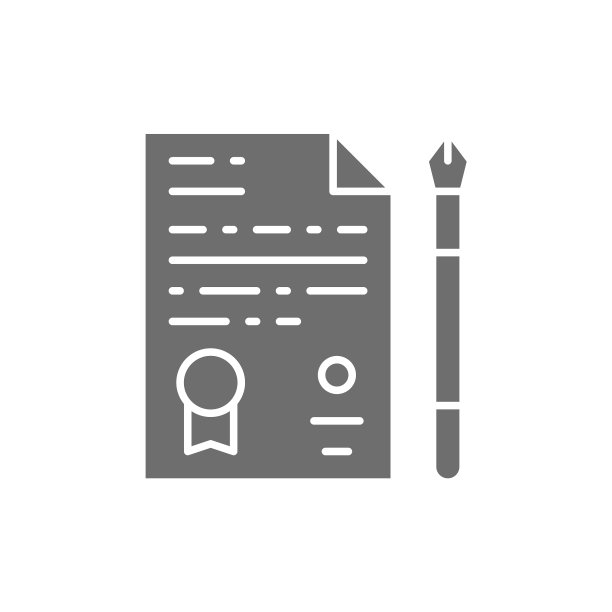 法律文件协议文件应用灰色图片下载