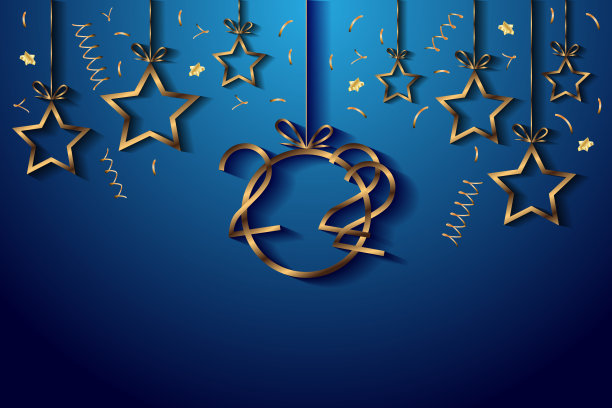 2022年圣诞快乐和新年快乐的背景季节贺卡派对传单。图片下载