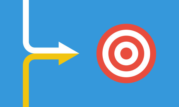 共同目标的双重影响，平面矢量信息图图片下载