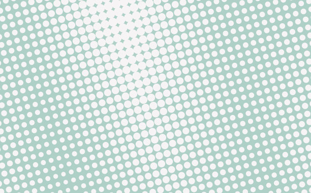 波普艺术创意概念丰富多彩的漫画书杂志封面。蓝色和白色背景的圆点。卡通半色调复古图案。抽象点设计的海报，卡片，销售旗帜图片下载