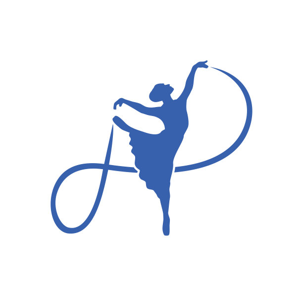 剪影芭蕾舞设计插图图片下载