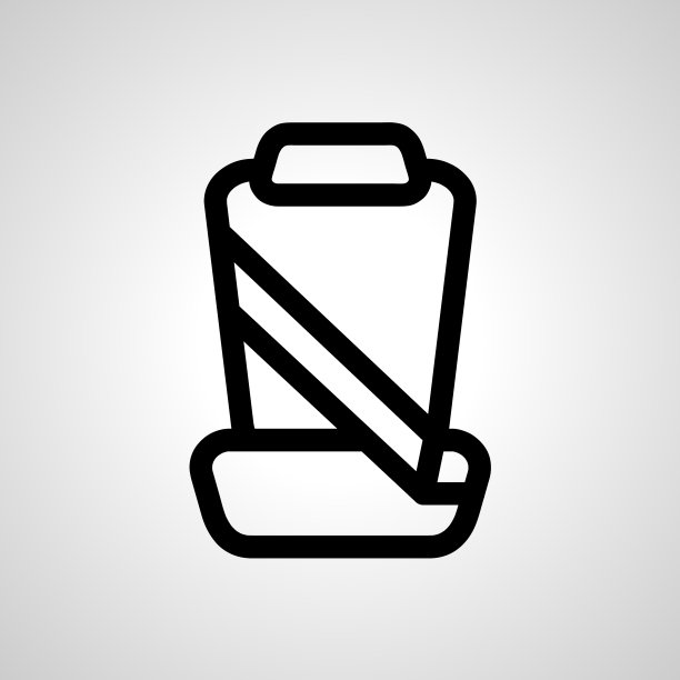 汽车座椅用安全带线图标汽车座椅用图片下载