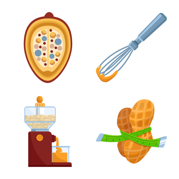 自然和种子标志集图片下载