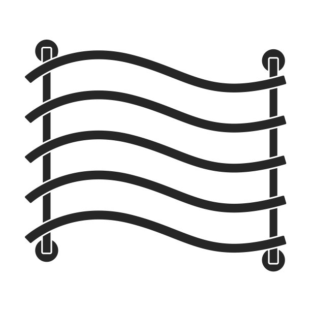 毛巾烘干机黑色图标图片下载