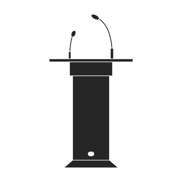 法庭讲台黑色图标黑图片下载