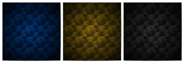 日本传统图案圆形重叠图片下载