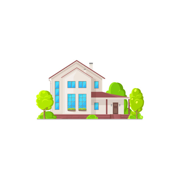 有烟囱的两层小屋与世隔绝图片下载