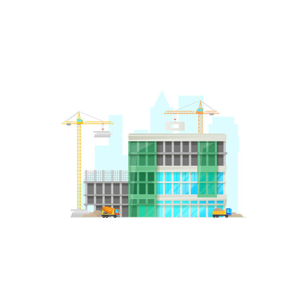 施工现场营业区域机械隔离图片下载