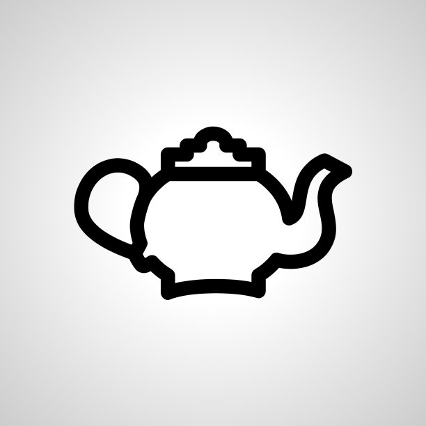 茶壶线图标茶壶线轮廓图标图片下载