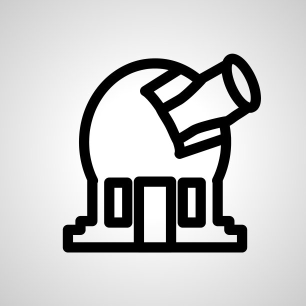 天文台望远镜线图标天文台图片下载