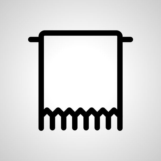 浴室毛巾架线图标浴室毛巾图片下载