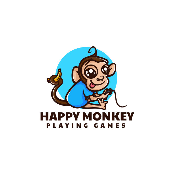 标志猴吉祥物卡通风格图片下载