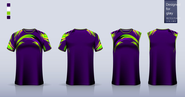足球t恤运动模型模板设计图片下载