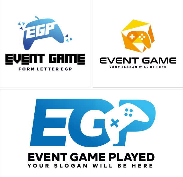 游戏娱乐摇杆标志设计图片下载