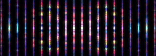 模糊背景的垂直多色散景图案纹理色彩丰富的背景。3 d演示。3 d渲染。数字模糊多彩虹散景线背景横幅墙纸图片下载