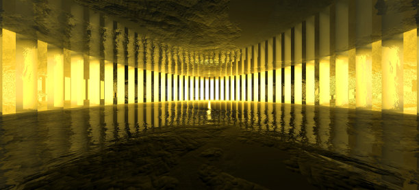 抽象的架构设计。室内概念图片下载