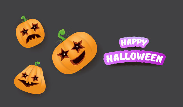 万圣节横网横幅或海报图片下载