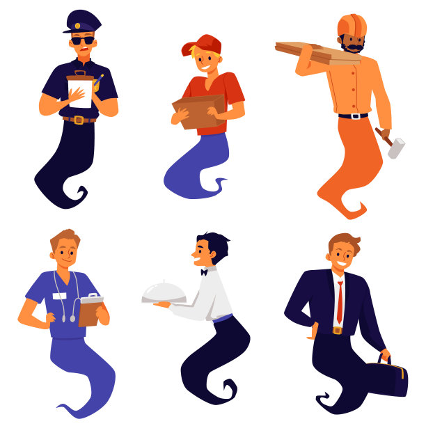 各种职业的精灵性格平平图片下载