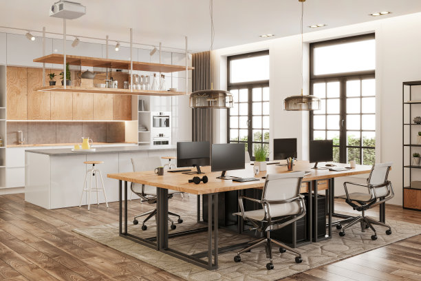 现代开放式办公室室内图片下载