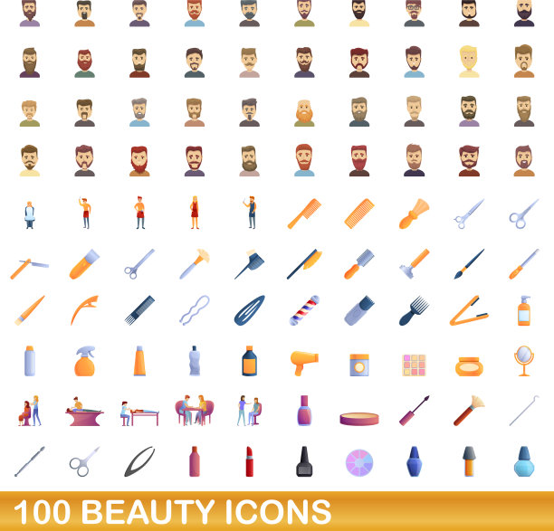 100个卡通美女造型图片下载