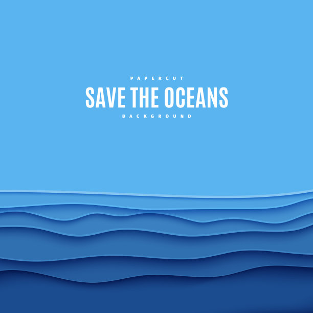 剪纸风格的抽象方形背景图片下载