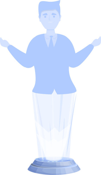 通讯全息图标卡通图片下载