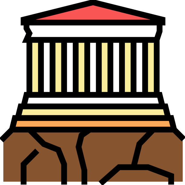 雅典卫城是古希腊的建筑建筑图片下载