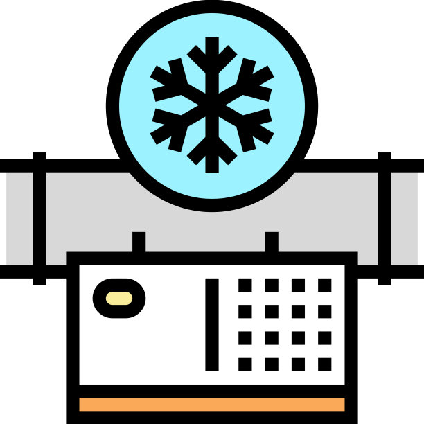 空气净化彩色图标图片下载