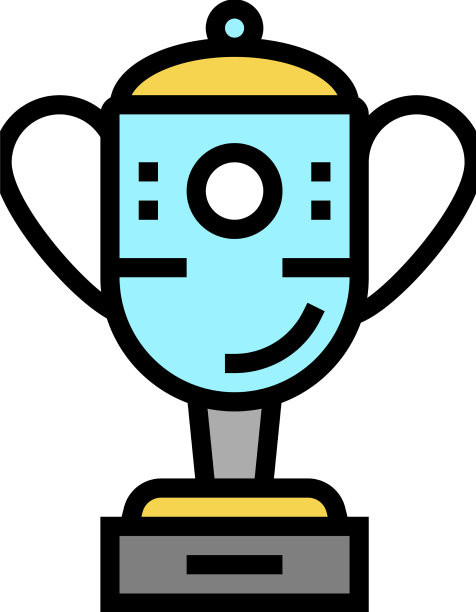 冠军奖高尔夫球比赛颜色图标图片下载