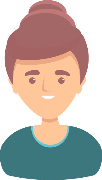 女孩候选人图标卡通员工图片下载