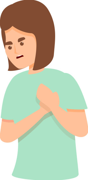 少女心痛偶像卡通发作图片下载