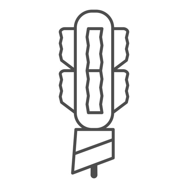 韩国热狗细线标志着亚洲美食的概念图片下载