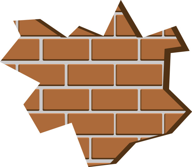 砖墙破坏图片下载