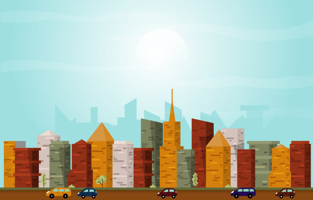 交通城市城市摩天大楼建设城市景观图片下载