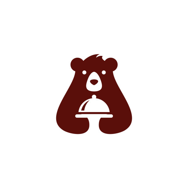 熊带来食物标志图片下载