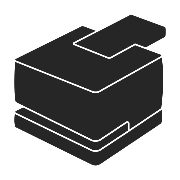 订书机黑色图标图片下载