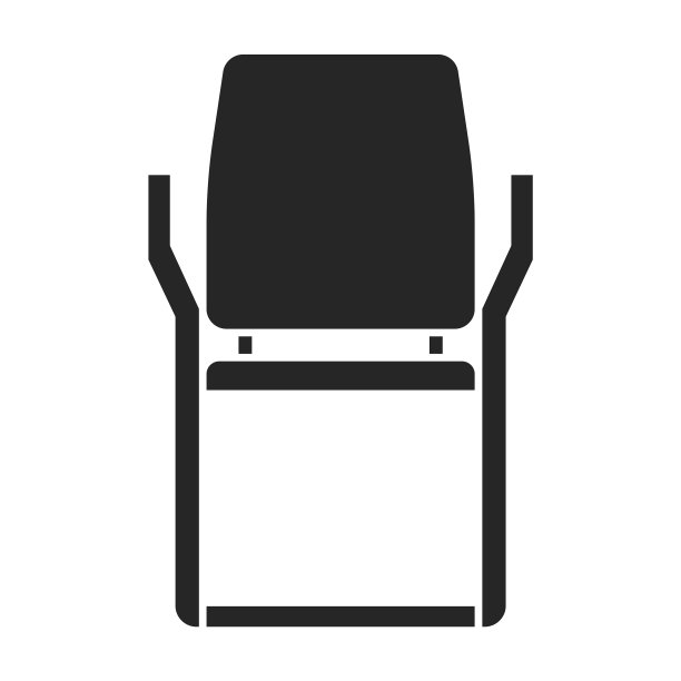 办公椅图标黑色图标图片下载