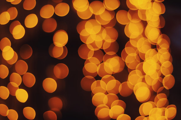 橙色的焦外成像背景图片下载