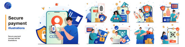 安全支付隔离集保护图片下载