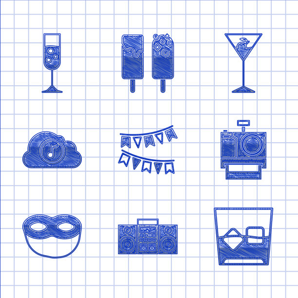 设置嘉年华花环与旗帜家音响两图片下载